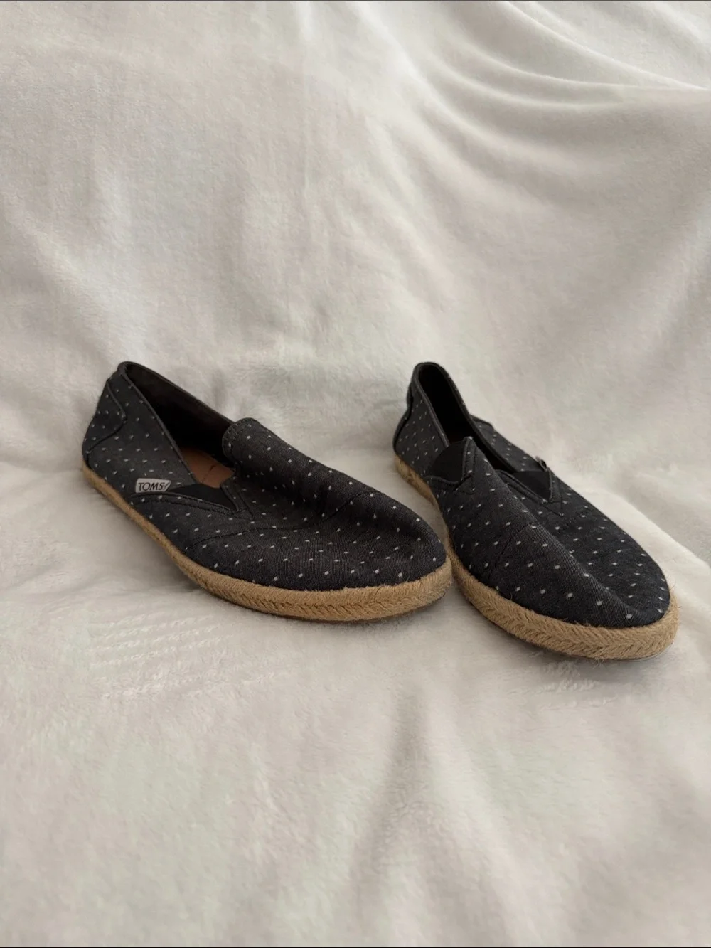 Toms Women’s Dotted Slip-On Espadrilles